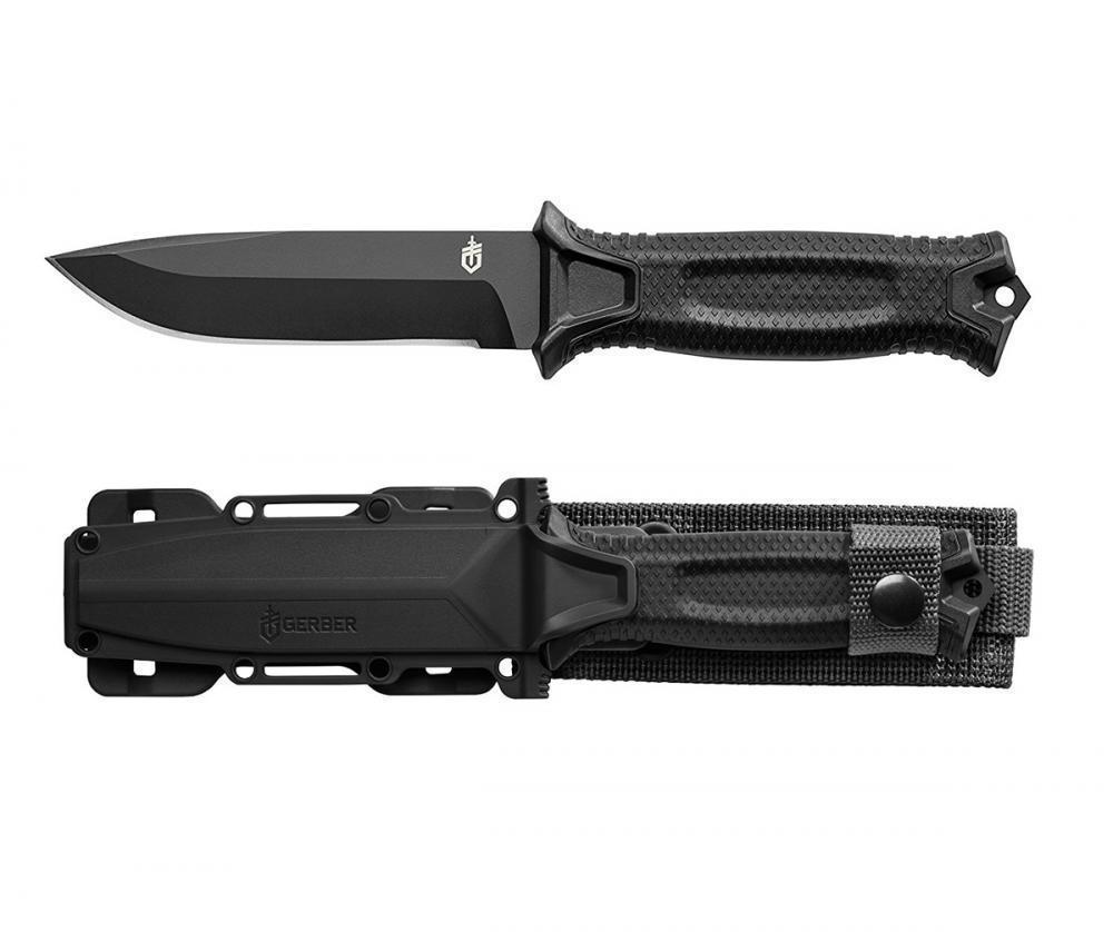 GERBER-StrongArm-Fixed-Blade-Knife-with-Fine-Edge-Black